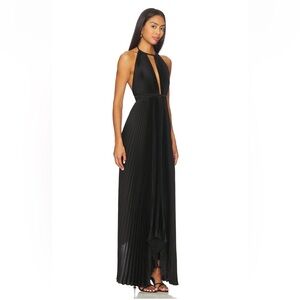 NWT L’IDEE Boheme Gown in Noir